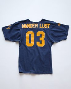 画像4: 80's UNKNOWN BRAND COTTON W-PRINT S/S V NECK FOOTBALL TEE "WILKERSON'S PANTHERS" (4)