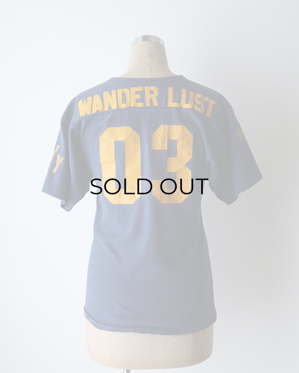 画像14: 80's UNKNOWN BRAND COTTON W-PRINT S/S V NECK FOOTBALL TEE "WILKERSON'S PANTHERS" (14)