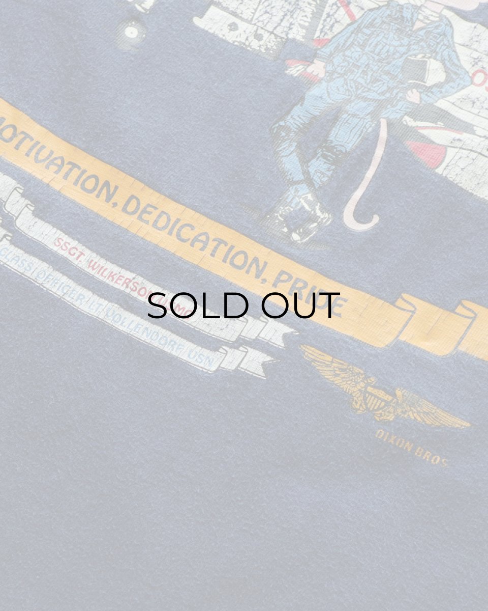 画像10: 80's UNKNOWN BRAND COTTON W-PRINT S/S V NECK FOOTBALL TEE "WILKERSON'S PANTHERS" (10)