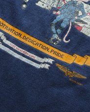 画像10: 80's UNKNOWN BRAND COTTON W-PRINT S/S V NECK FOOTBALL TEE "WILKERSON'S PANTHERS" (10)