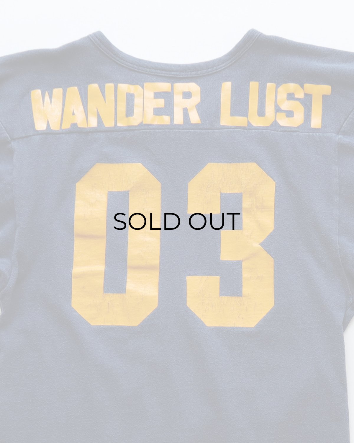 画像8: 80's UNKNOWN BRAND COTTON W-PRINT S/S V NECK FOOTBALL TEE "WILKERSON'S PANTHERS" (8)