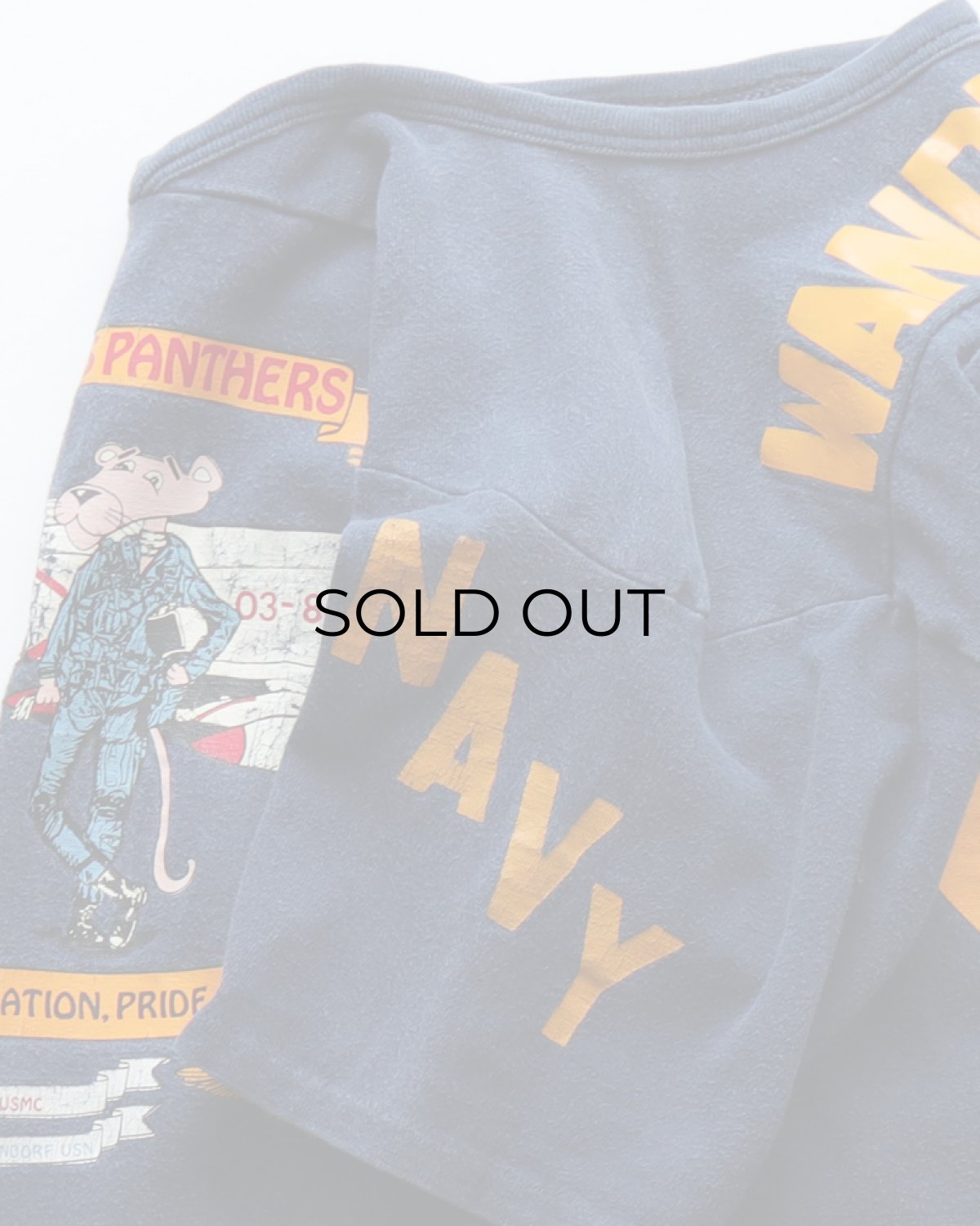 画像7: 80's UNKNOWN BRAND COTTON W-PRINT S/S V NECK FOOTBALL TEE "WILKERSON'S PANTHERS" (7)