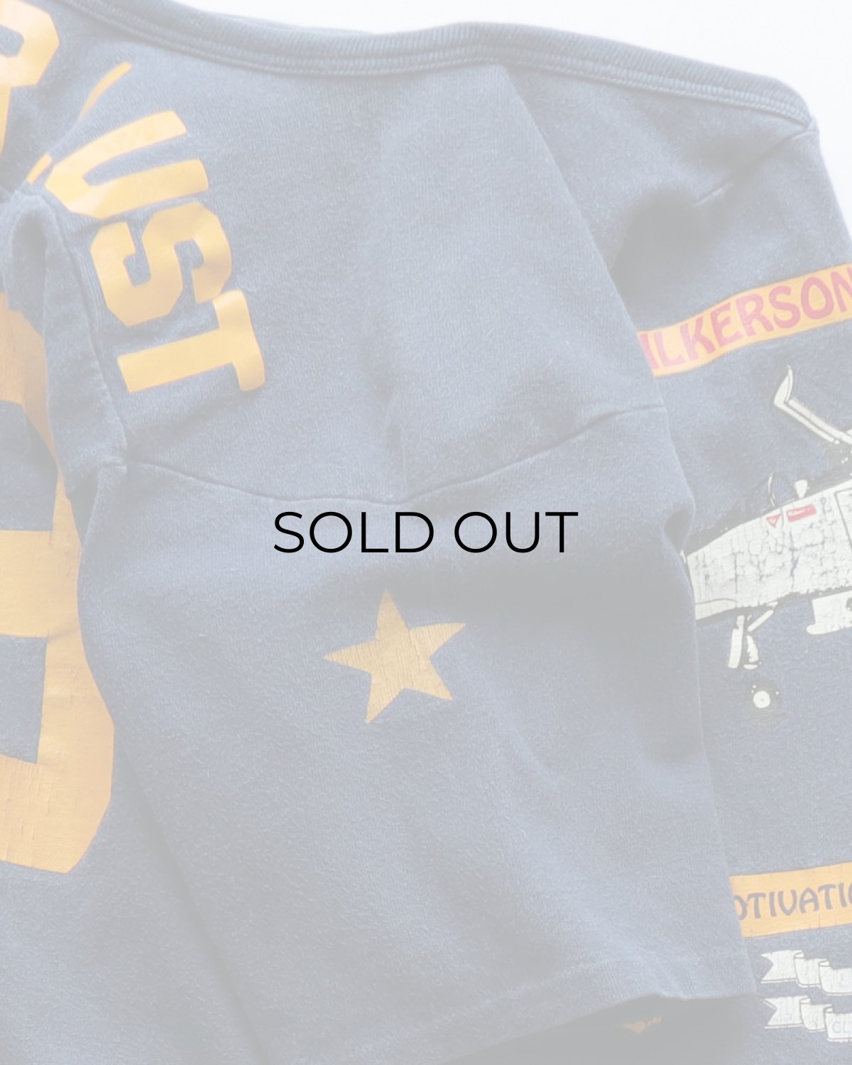 画像9: 80's UNKNOWN BRAND COTTON W-PRINT S/S V NECK FOOTBALL TEE "WILKERSON'S PANTHERS" (9)