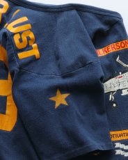 画像9: 80's UNKNOWN BRAND COTTON W-PRINT S/S V NECK FOOTBALL TEE "WILKERSON'S PANTHERS" (9)