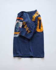 画像2: 80's UNKNOWN BRAND COTTON W-PRINT S/S V NECK FOOTBALL TEE "WILKERSON'S PANTHERS" (2)