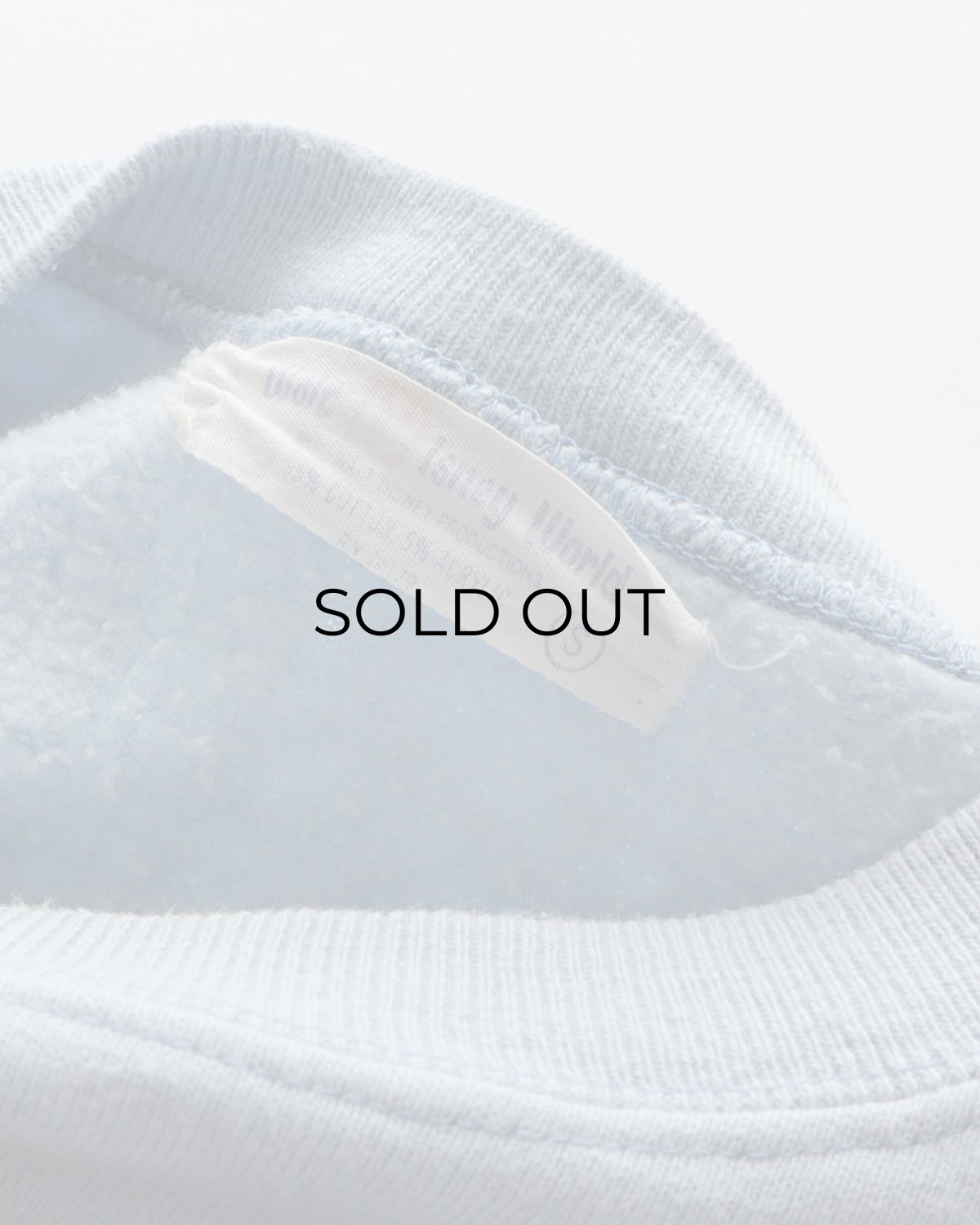 画像9: 70's Walt Disney World FLOCK PRINT CREW NECK SWEAT (9)