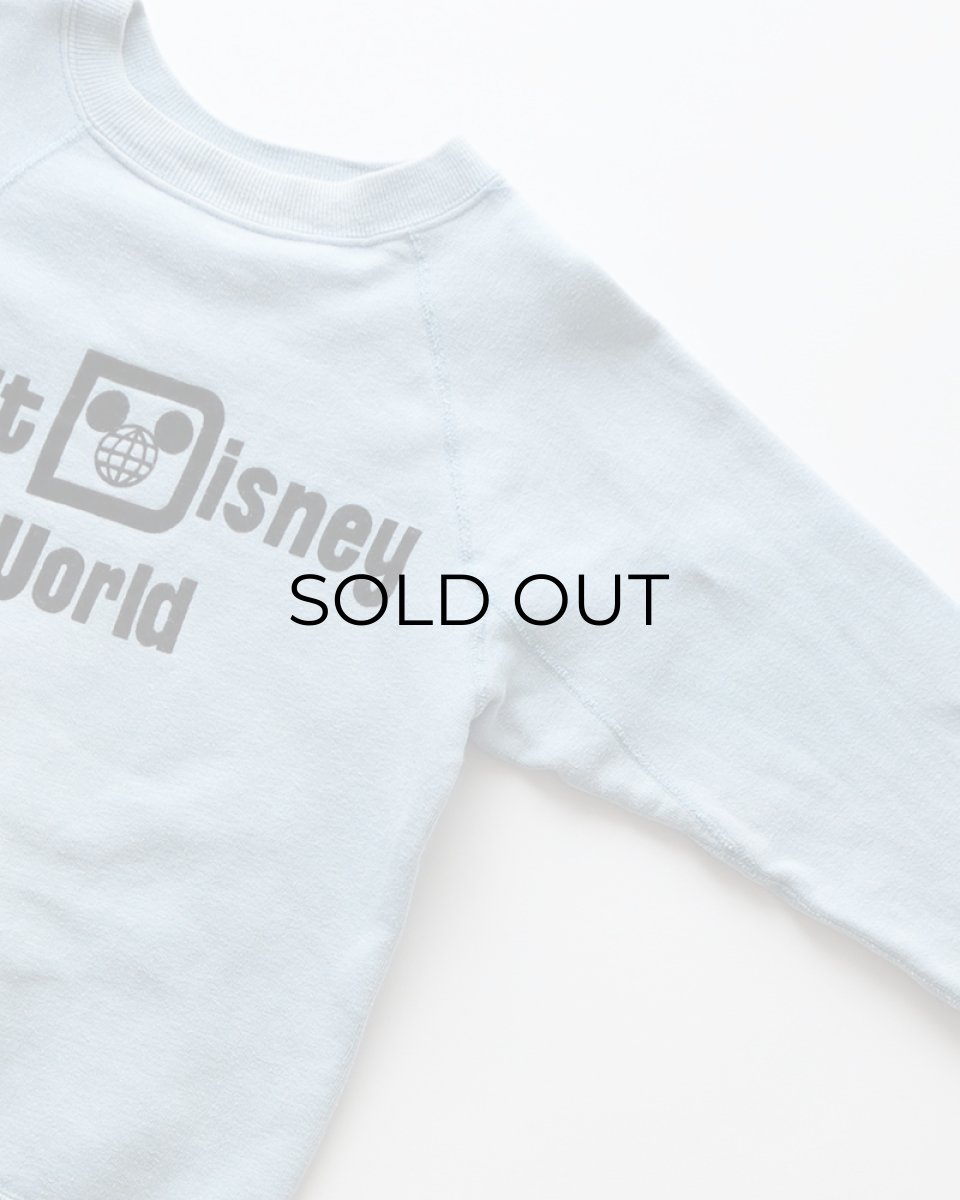 画像3: 70's Walt Disney World FLOCK PRINT CREW NECK SWEAT (3)
