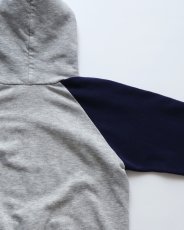 画像5: 80's Disney CASUALS "MICKEY" PRINT 2-TONE SWEAT PULLOVER PARKA (5)