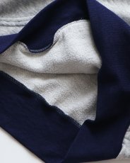 画像8: 80's Disney CASUALS "MICKEY" PRINT 2-TONE SWEAT PULLOVER PARKA (8)