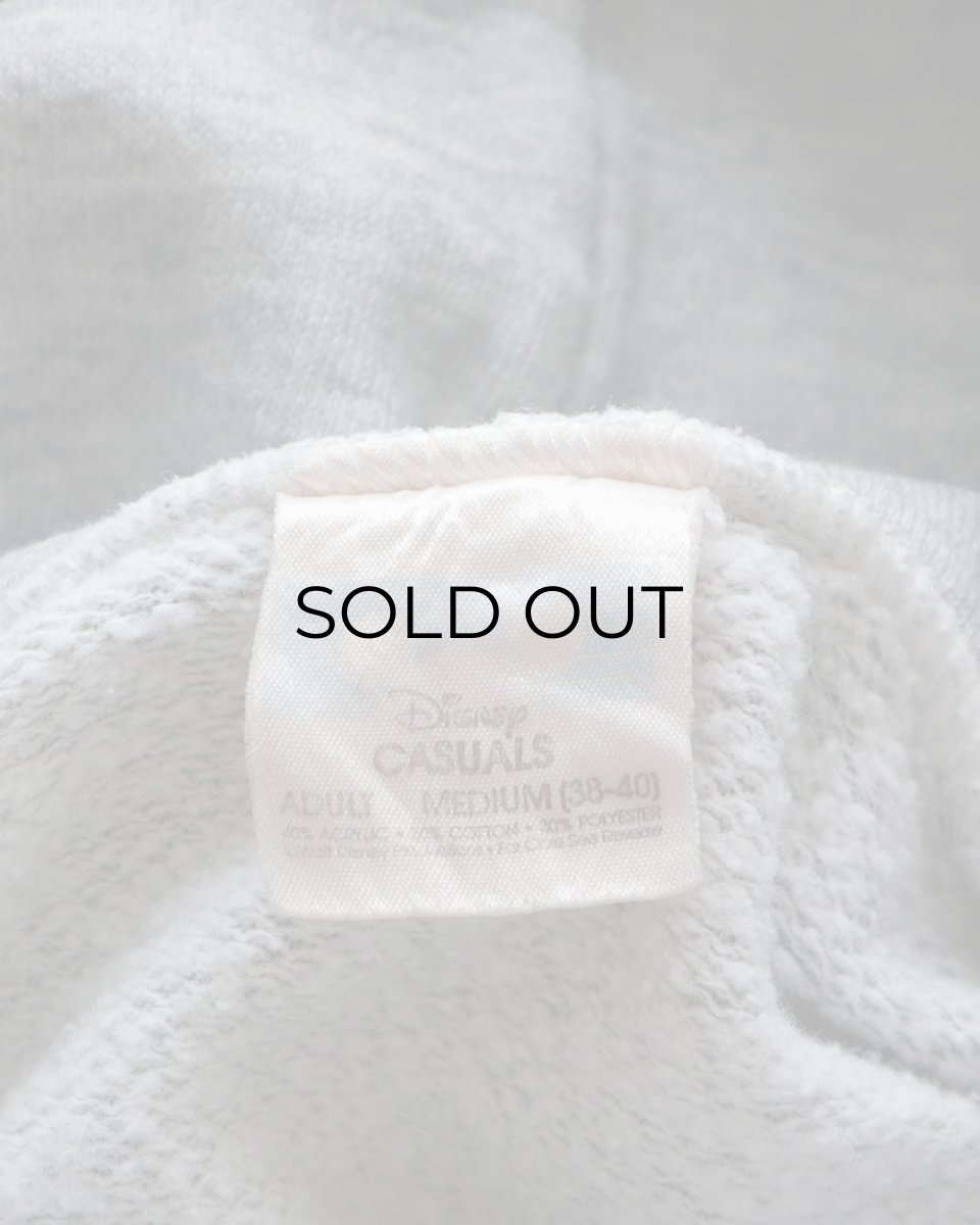 画像6: 80's Disney CASUALS "MICKEY" PRINT 2-TONE SWEAT PULLOVER PARKA (6)