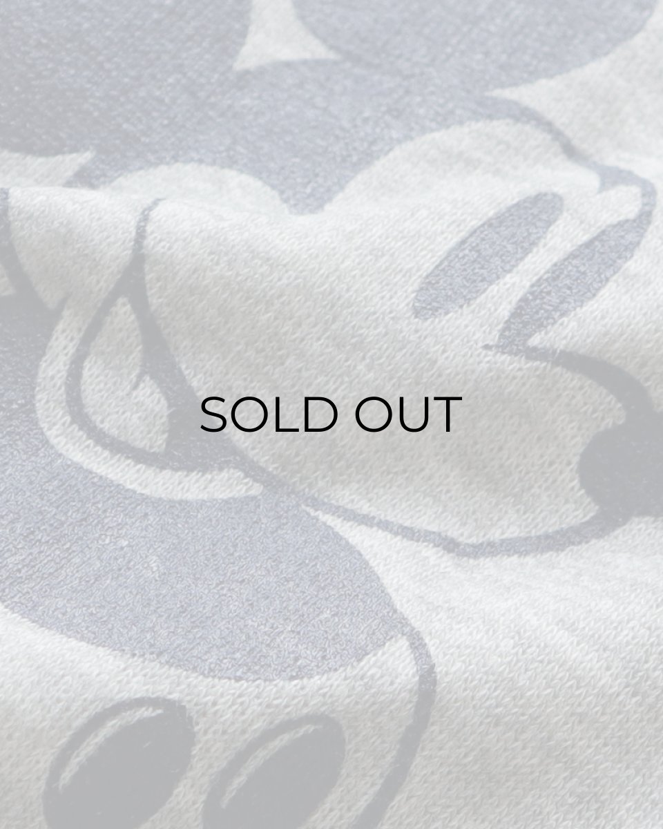 画像7: 80's Disney CASUALS "MICKEY" PRINT 2-TONE SWEAT PULLOVER PARKA (7)