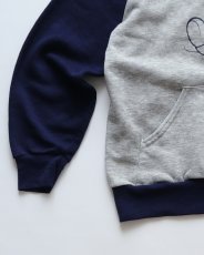 画像4: 80's Disney CASUALS "MICKEY" PRINT 2-TONE SWEAT PULLOVER PARKA (4)