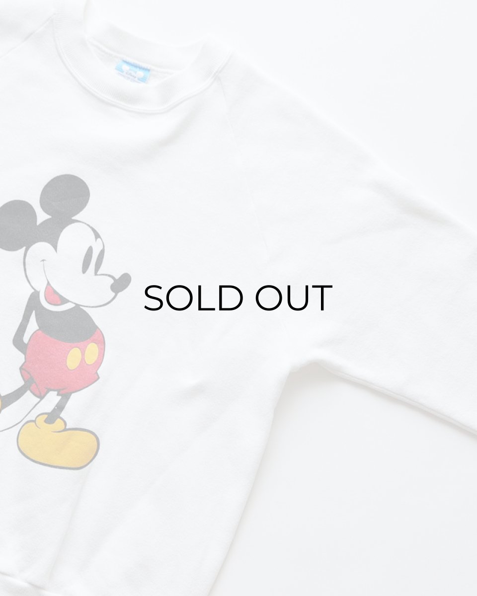 画像3: 〜80's Disney CHARACTER FASHIONS "MICKEY" PRINT CREW NECK SWEAT "MADE IN USA" (3)
