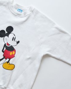 画像3: 〜80's Disney CHARACTER FASHIONS "MICKEY" PRINT CREW NECK SWEAT "MADE IN USA" (3)