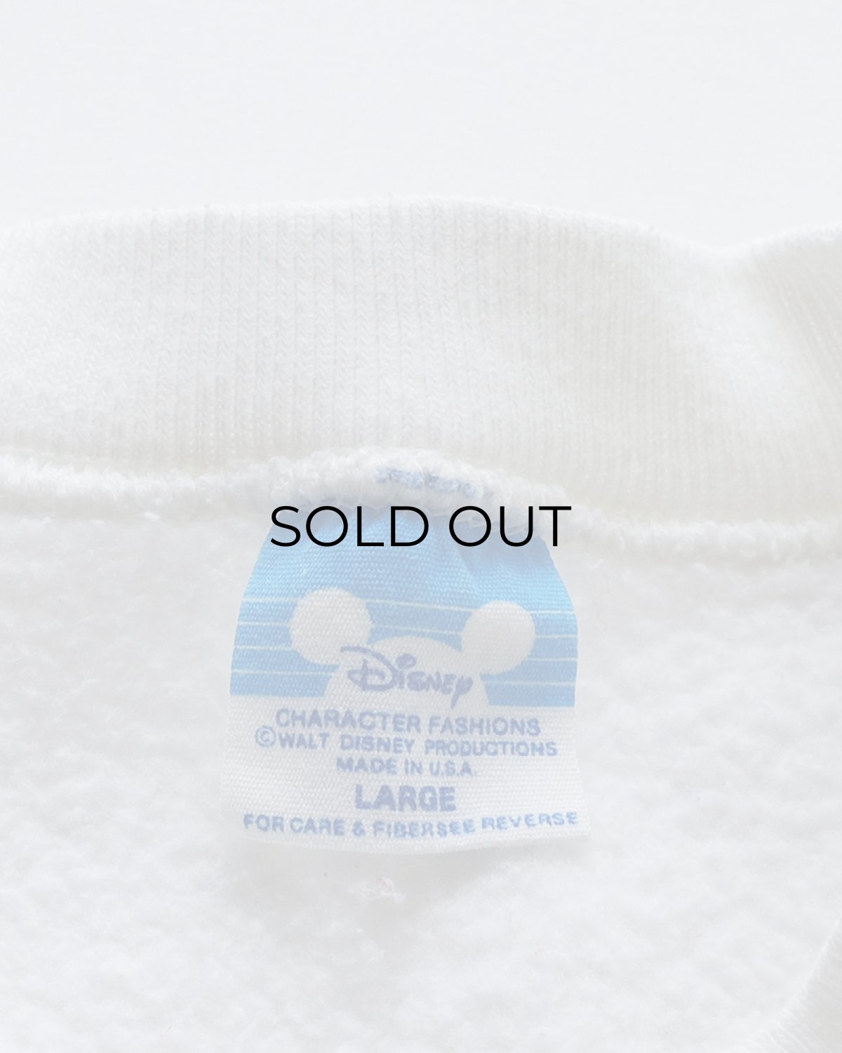 画像6: 〜80's Disney CHARACTER FASHIONS "MICKEY" PRINT CREW NECK SWEAT "MADE IN USA" (6)