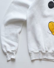 画像4: 〜80's Disney CHARACTER FASHIONS "MICKEY" PRINT CREW NECK SWEAT "MADE IN USA" (4)