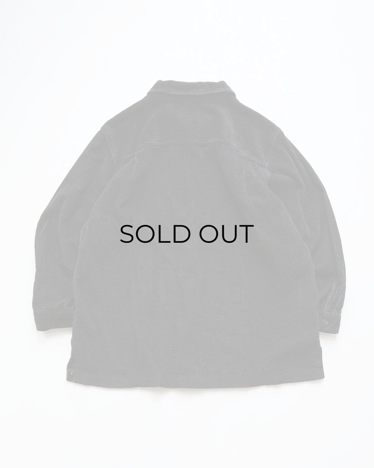 画像2: L.L. Bean BLACK COTTON WIDE WALE CORDUROY BOX SHIRT (2)