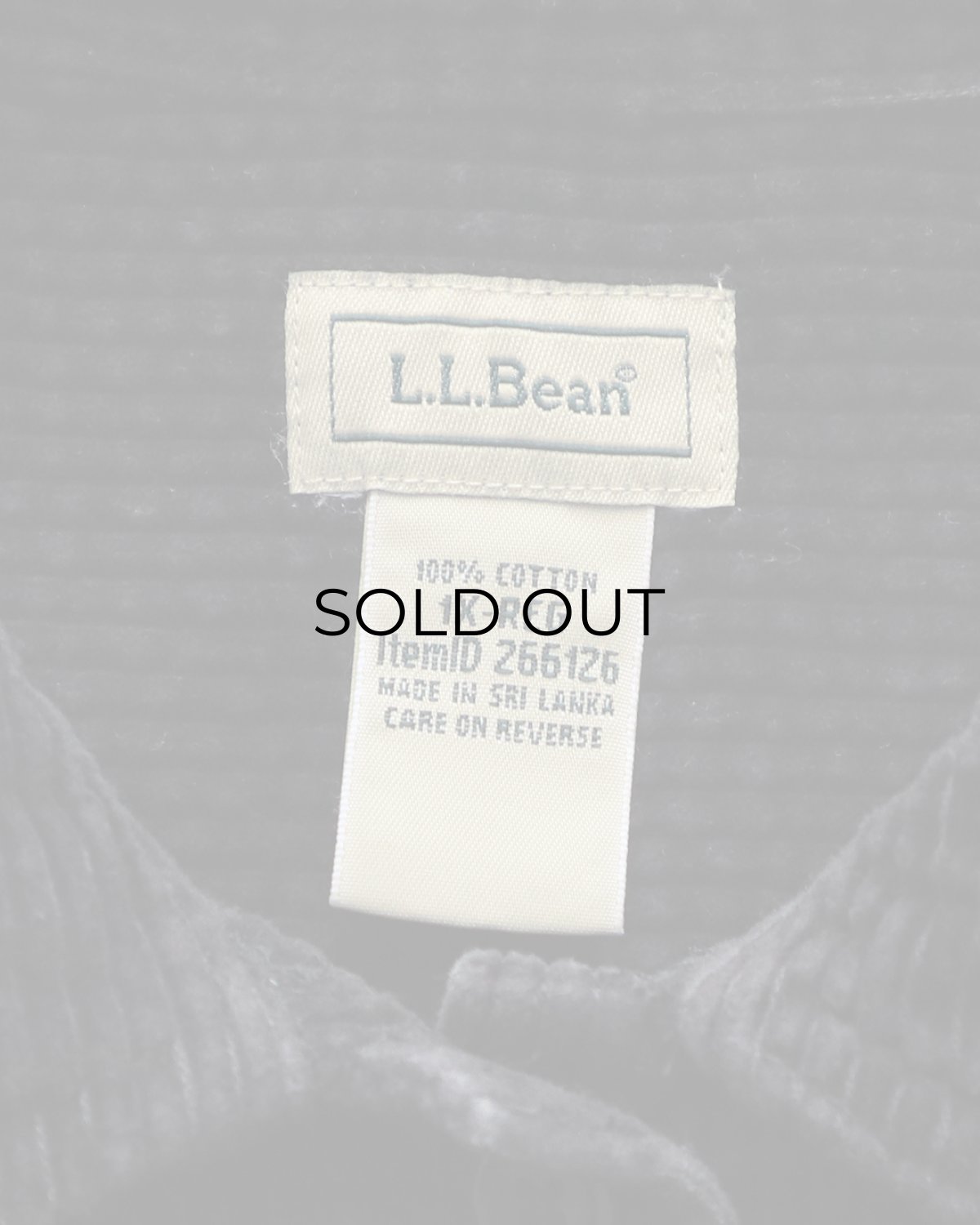 画像8: L.L. Bean BLACK COTTON WIDE WALE CORDUROY BOX SHIRT (8)