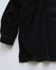 画像4: L.L. Bean BLACK COTTON WIDE WALE CORDUROY BOX SHIRT (4)