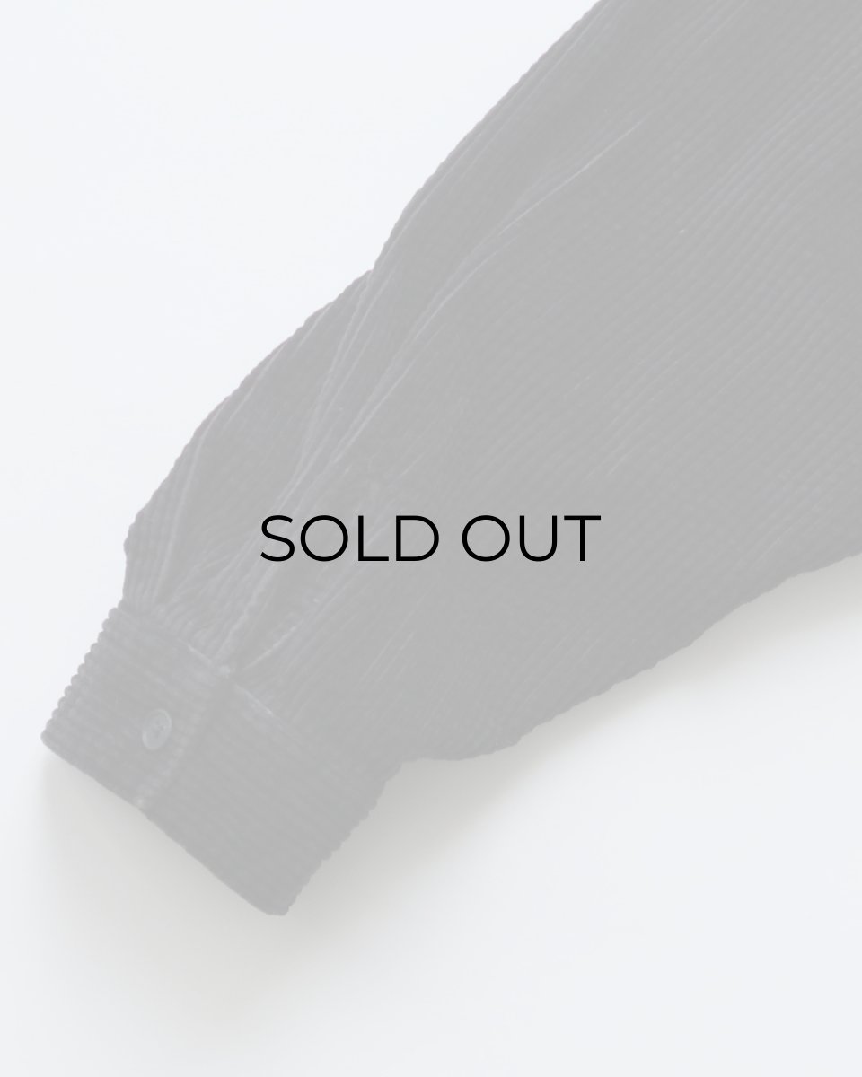 画像7: L.L. Bean BLACK COTTON WIDE WALE CORDUROY BOX SHIRT (7)