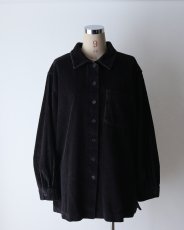 画像10: L.L. Bean BLACK COTTON WIDE WALE CORDUROY BOX SHIRT (10)