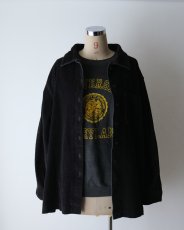 画像9: L.L. Bean BLACK COTTON WIDE WALE CORDUROY BOX SHIRT (9)