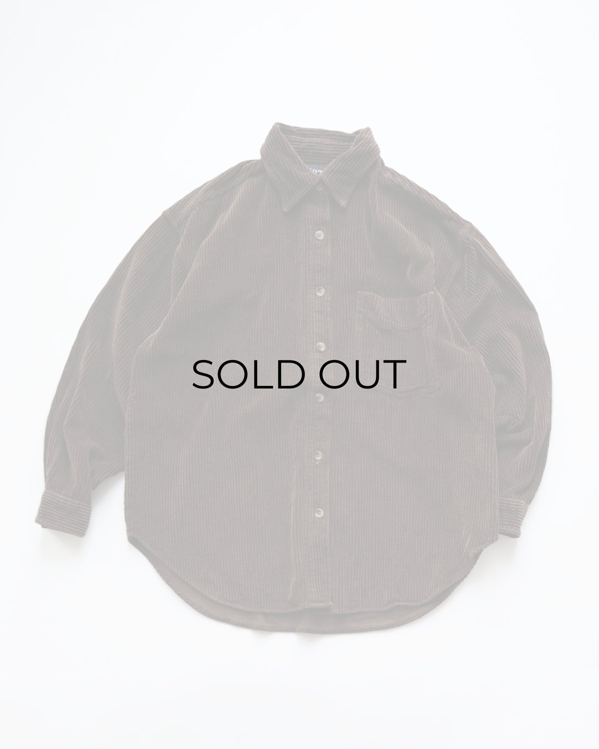 画像1: QUIZZ PLUS COTTON WIDE WALE CORDUROY SHIRT (1)