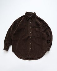 画像1: QUIZZ PLUS COTTON WIDE WALE CORDUROY SHIRT (1)