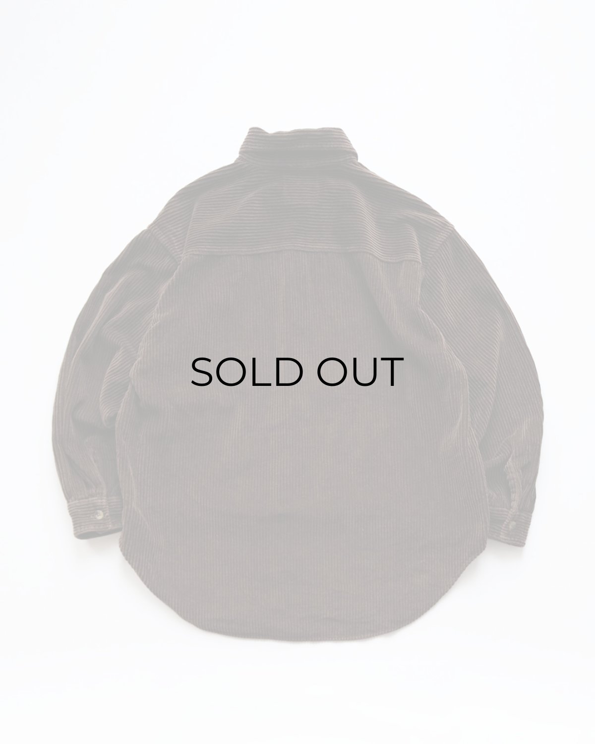 画像2: QUIZZ PLUS COTTON WIDE WALE CORDUROY SHIRT (2)