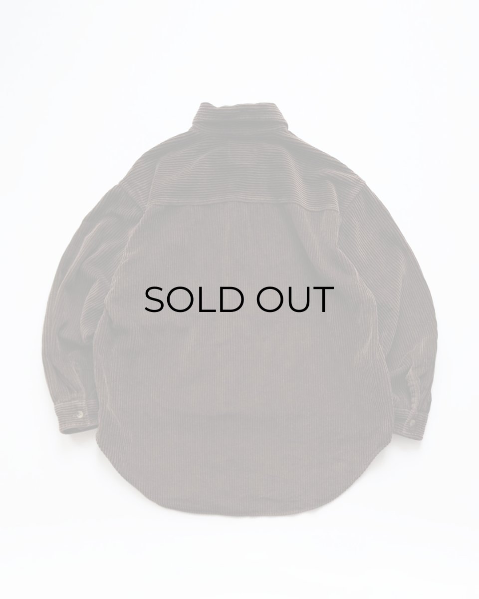 画像2: QUIZZ PLUS COTTON WIDE WALE CORDUROY SHIRT (2)