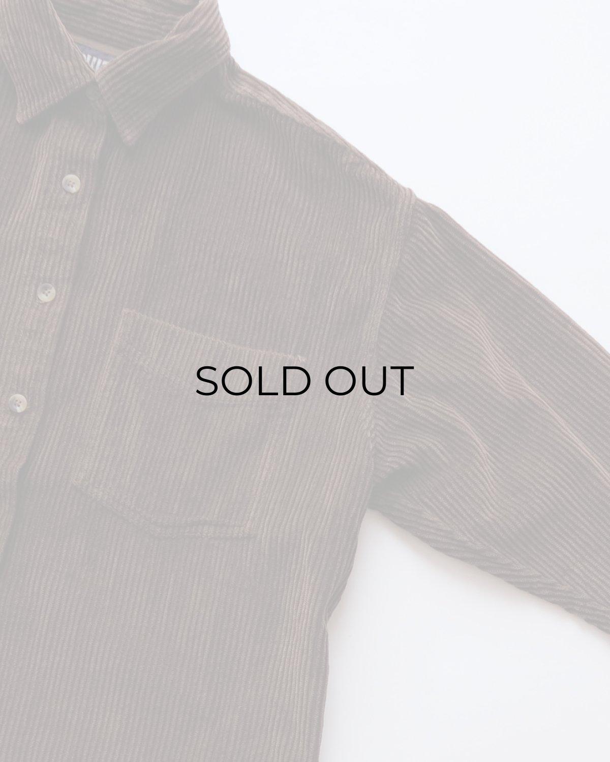 画像3: QUIZZ PLUS COTTON WIDE WALE CORDUROY SHIRT (3)