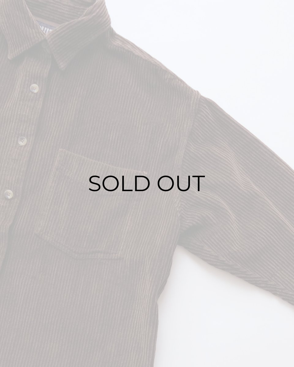 画像3: QUIZZ PLUS COTTON WIDE WALE CORDUROY SHIRT (3)