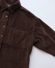 画像3: QUIZZ PLUS COTTON WIDE WALE CORDUROY SHIRT (3)