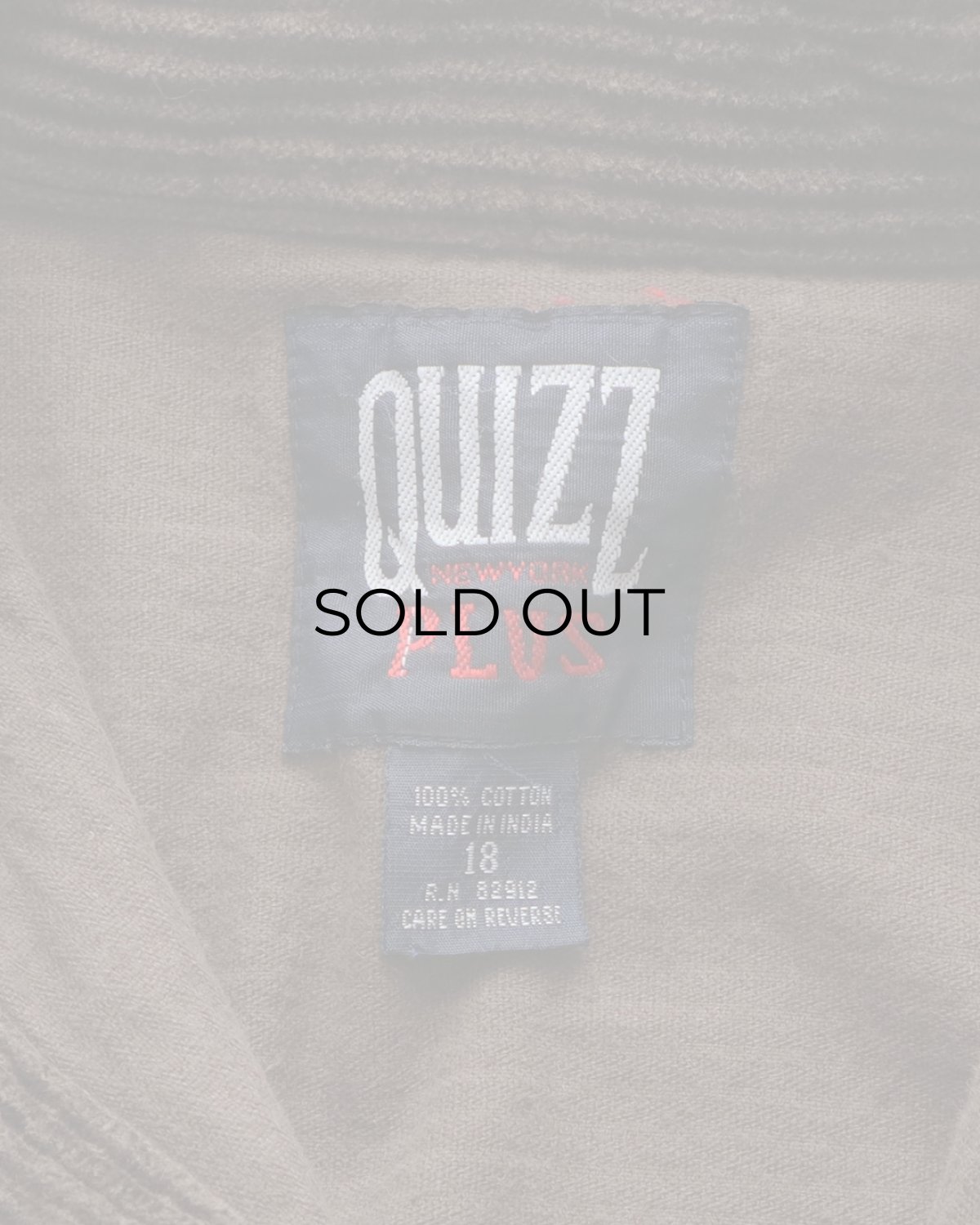 画像7: QUIZZ PLUS COTTON WIDE WALE CORDUROY SHIRT (7)