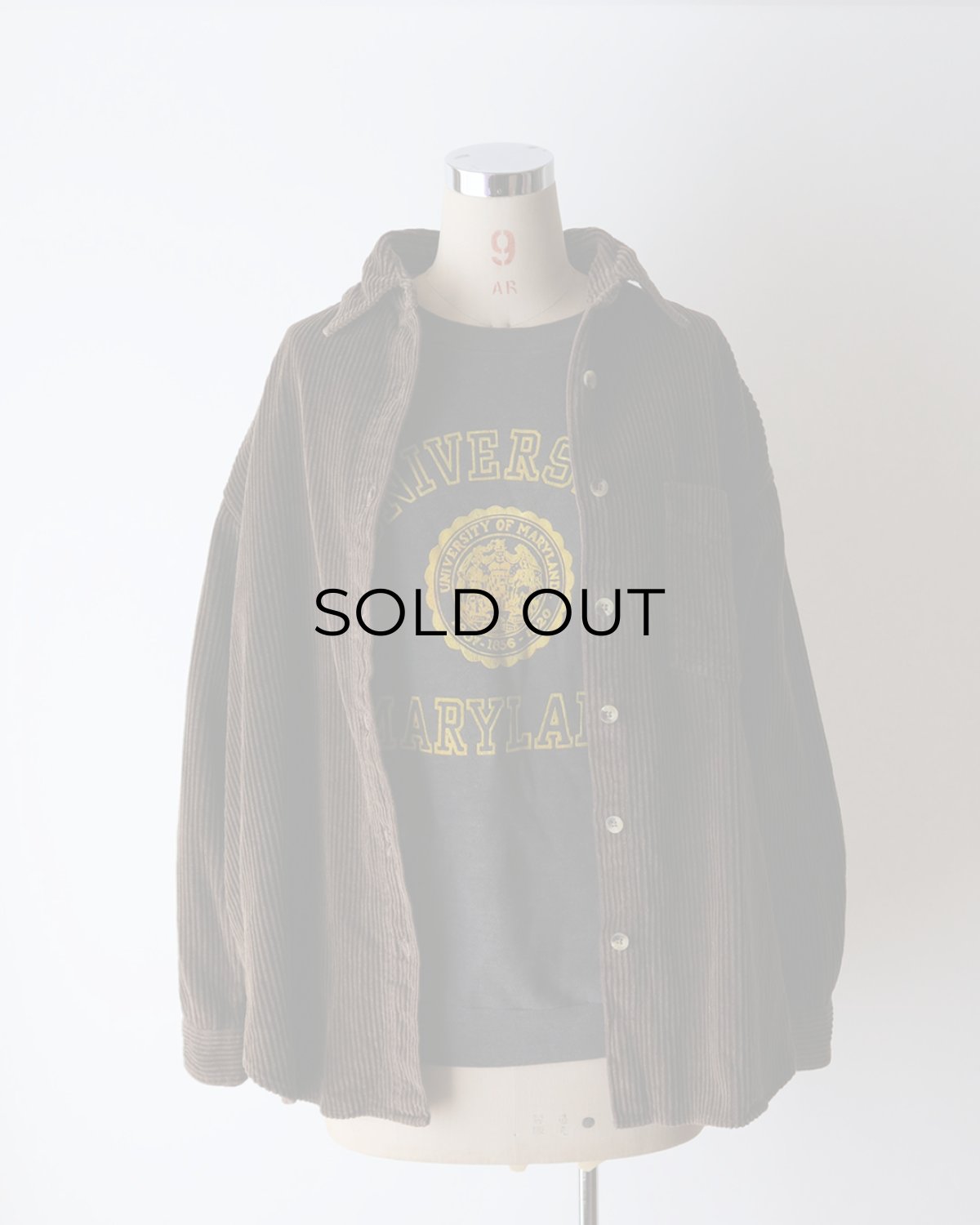 画像10: QUIZZ PLUS COTTON WIDE WALE CORDUROY SHIRT (10)