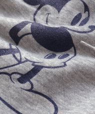 画像7: 80's Disney CASUALS "MICKEY" PRINT 2-TONE SWEAT PULLOVER PARKA (7)