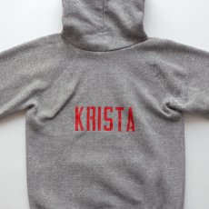 画像5: 〜80's DISCUS W-PRINT HEAVYWEIGHT SWEAT PULLOVER PARKA "SCOTT HIGHLANDS SAINTS" "MADE IN USA" "MINT CONDITION" (5)