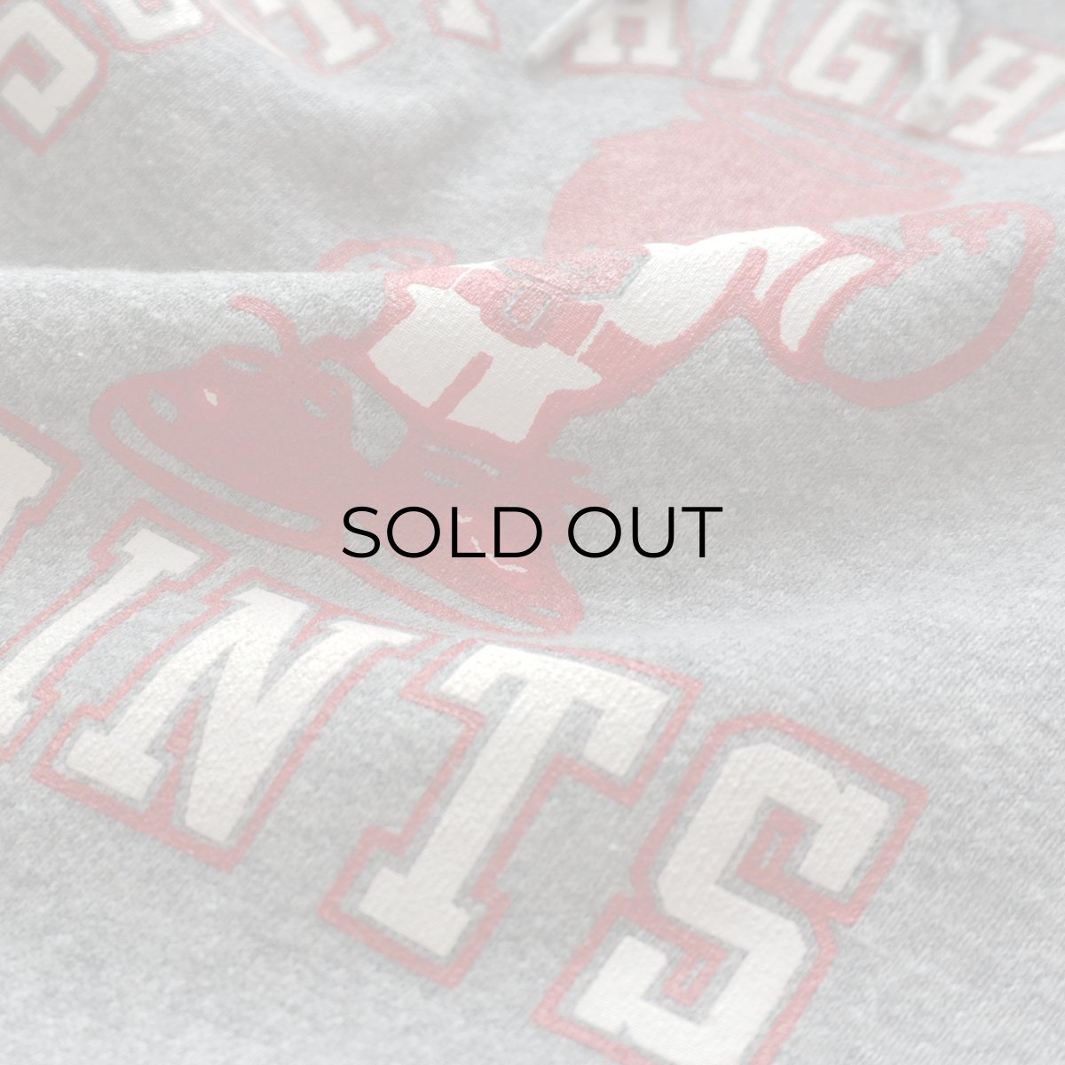 画像7: 〜80's DISCUS W-PRINT HEAVYWEIGHT SWEAT PULLOVER PARKA "SCOTT HIGHLANDS SAINTS" "MADE IN USA" "MINT CONDITION" (7)