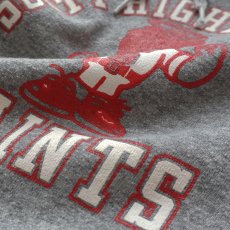 画像7: 〜80's DISCUS W-PRINT HEAVYWEIGHT SWEAT PULLOVER PARKA "SCOTT HIGHLANDS SAINTS" "MADE IN USA" "MINT CONDITION" (7)
