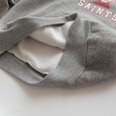 画像9: 〜80's DISCUS W-PRINT HEAVYWEIGHT SWEAT PULLOVER PARKA "SCOTT HIGHLANDS SAINTS" "MADE IN USA" "MINT CONDITION" (9)