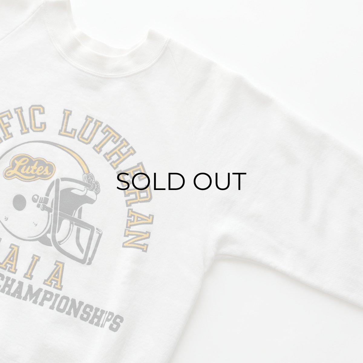 画像3: 〜90's JERZEES PRINT CREW NECK SWEAT "PACIFIC LUTHERAN NAIA" "MADE IN USA" (3)