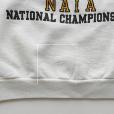 画像11: 〜90's JERZEES PRINT CREW NECK SWEAT "PACIFIC LUTHERAN NAIA" "MADE IN USA" (11)