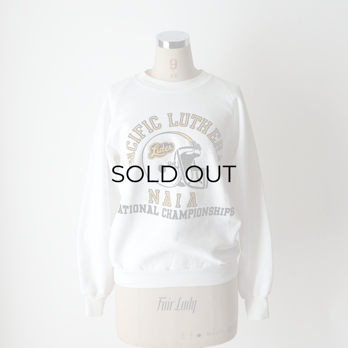画像12: 〜90's JERZEES PRINT CREW NECK SWEAT "PACIFIC LUTHERAN NAIA" "MADE IN USA" (12)