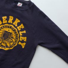 画像3: 〜90's JERZEES PRINT CREW NECK SWEAT "UC BERKELEY" "MADE IN USA" (3)