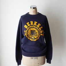 画像9: 〜90's JERZEES PRINT CREW NECK SWEAT "UC BERKELEY" "MADE IN USA" (9)