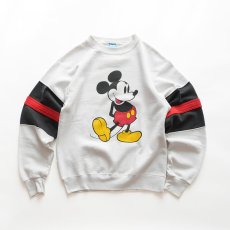 画像1: 80's Disney CHARACTER FASHIONS "MICKEY" PRINT CREW NECK SWEAT "MADE IN USA" (1)