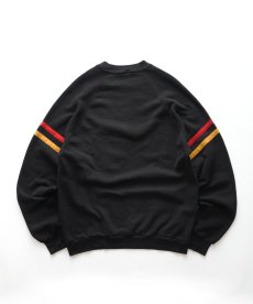 画像2: 80's Disney CHARACTER FASHIONS "MICKEY" FLOCK PRINT CREW NECK SWEAT "MADE IN USA" (2)