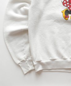 画像4: 80's Disney CHARACTER FASHIONS "Minnie" PRINT CREW NECK SWEAT "MADE IN USA" (4)