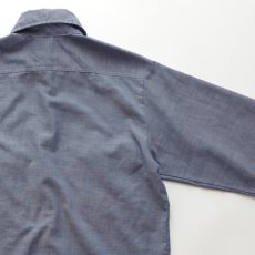 画像5: 70's BIG MAC COTTON POLYESTER CHAMBRAY HAND EMBROIDERED CUSTOM SHIRT (5)