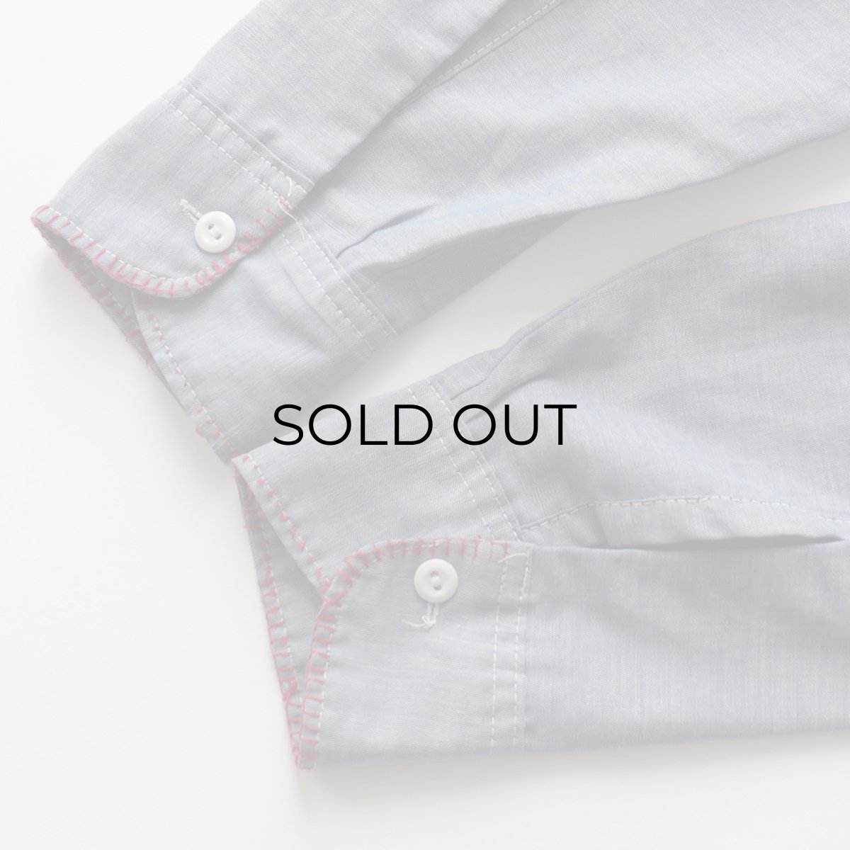 画像9: 70's BIG MAC COTTON POLYESTER CHAMBRAY HAND EMBROIDERED CUSTOM SHIRT (9)